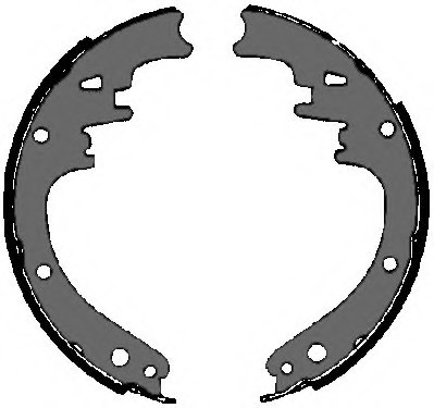 VEMA 84591 Brake Shoe Set